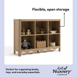 Storkcraft Casablanca 6 Cube Organizer Bookcase.