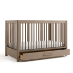 Storkcraft Malta 5-in-1 Convertible Crib with Drawer.