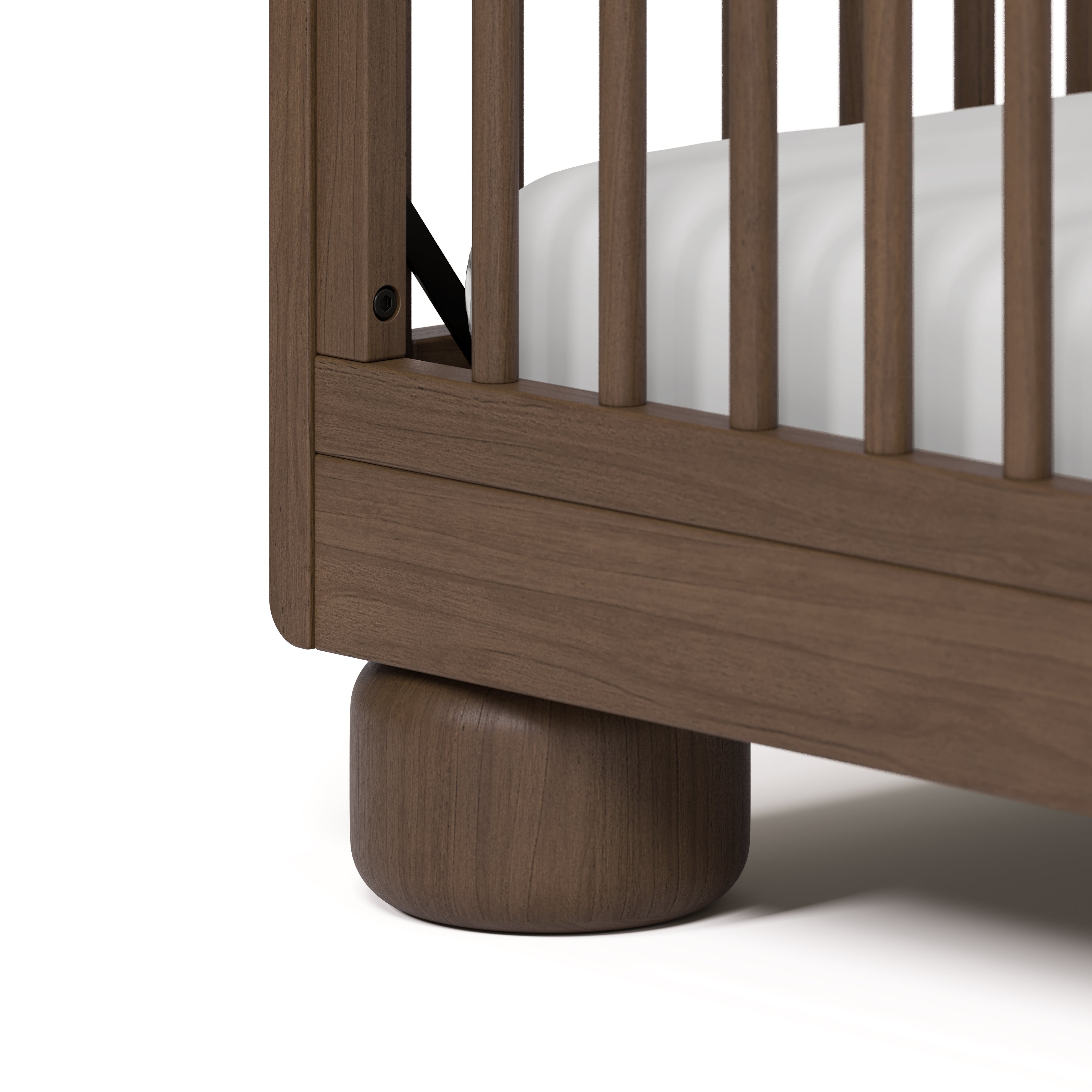 Storkcraft Sorrento 3-in-1 Convertible Crib with Bonus Toddler Guardrail.