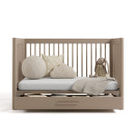 Storkcraft Malta 5-in-1 Convertible Crib with Drawer.