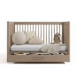 Storkcraft Malta 5-in-1 Convertible Crib with Drawer.