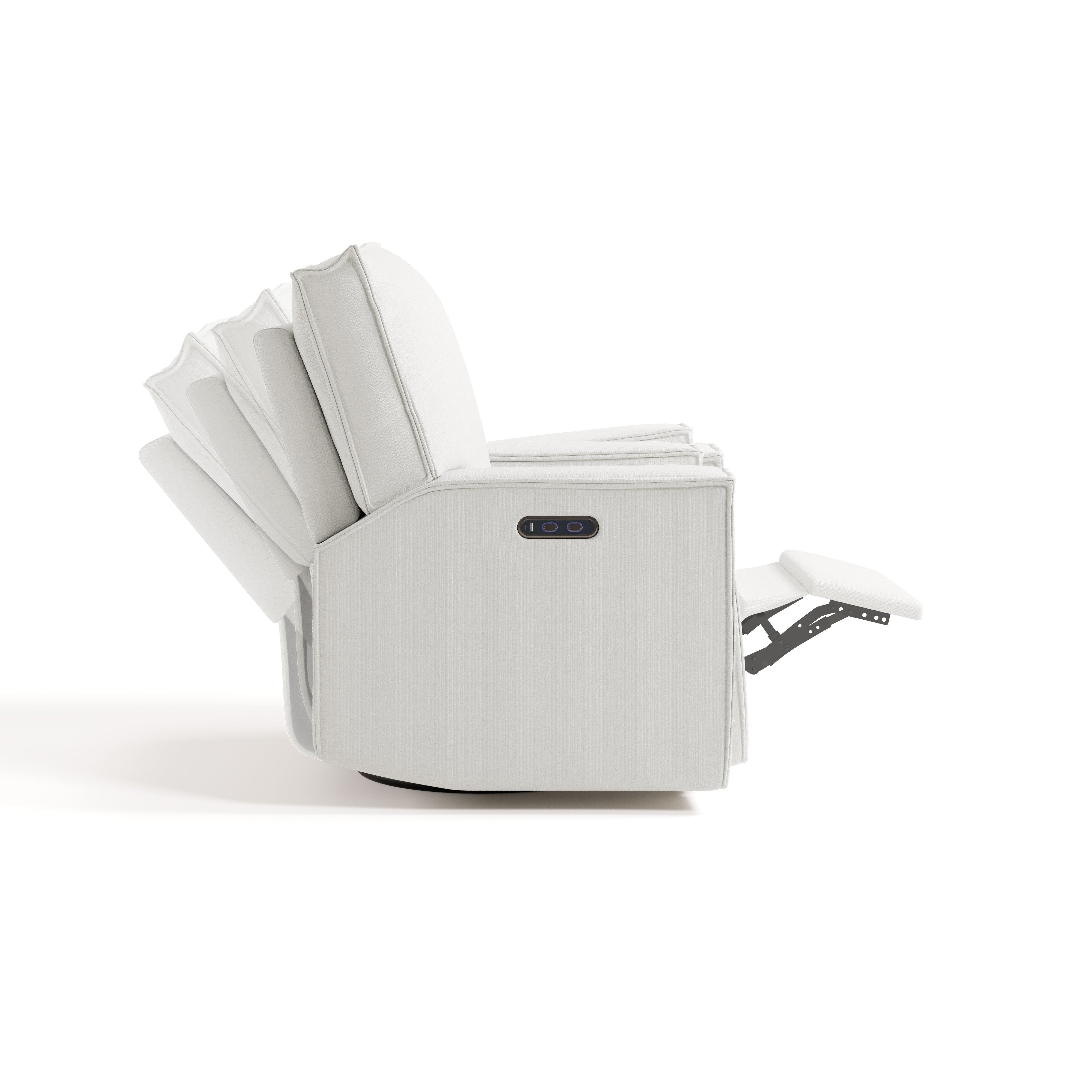 Storkcraft Texas Nursery Power Recliner Swivel Glider.