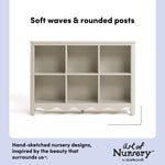 Storkcraft Casablanca 6 Cube Organizer Bookcase.