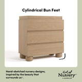 Storkcraft Sorrento 3 Drawer Chest with Changing Topper.