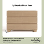 Storkcraft Sorrento 6 Drawer Dresser.