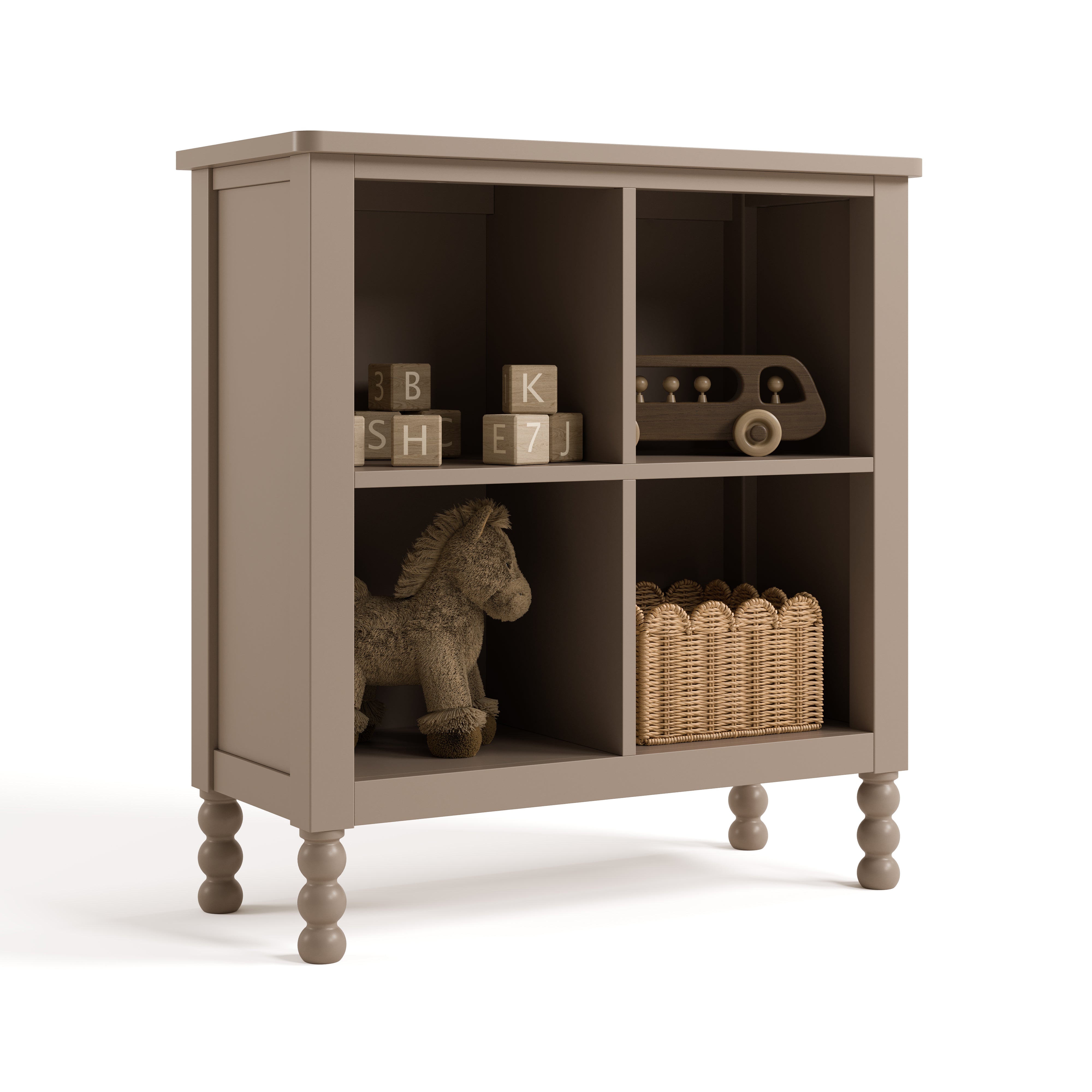 Storkcraft Rio 4 Cube Storage Organizer Bookcase.