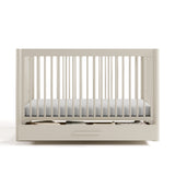 Storkcraft Malta 5-in-1 Convertible Crib with Drawer.