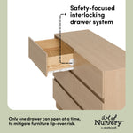 Storkcraft Sorrento 6 Drawer Dresser.