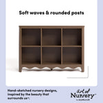 Storkcraft Casablanca 6 Cube Organizer Bookcase.
