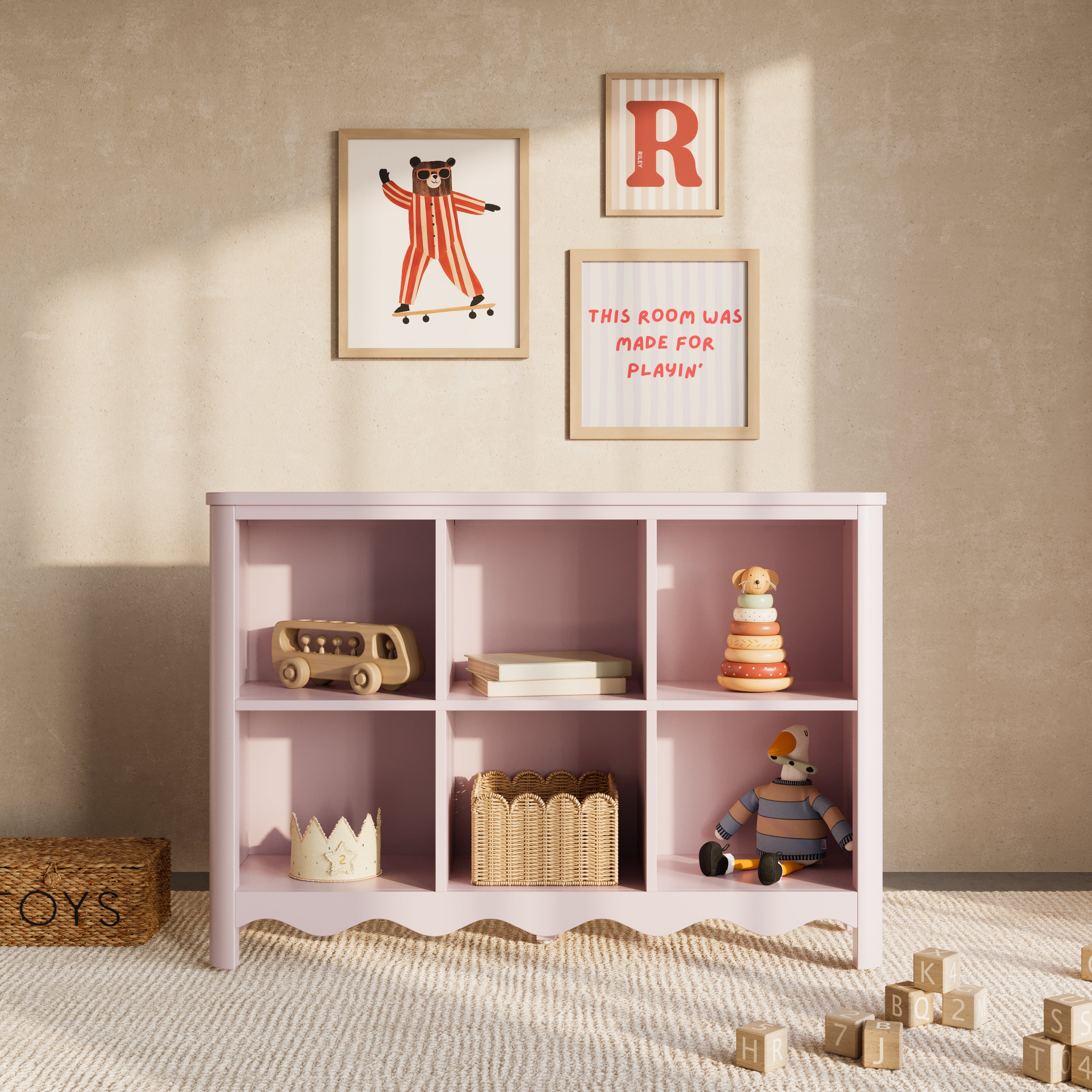 Storkcraft Casablanca 6 Cube Organizer Bookcase.
