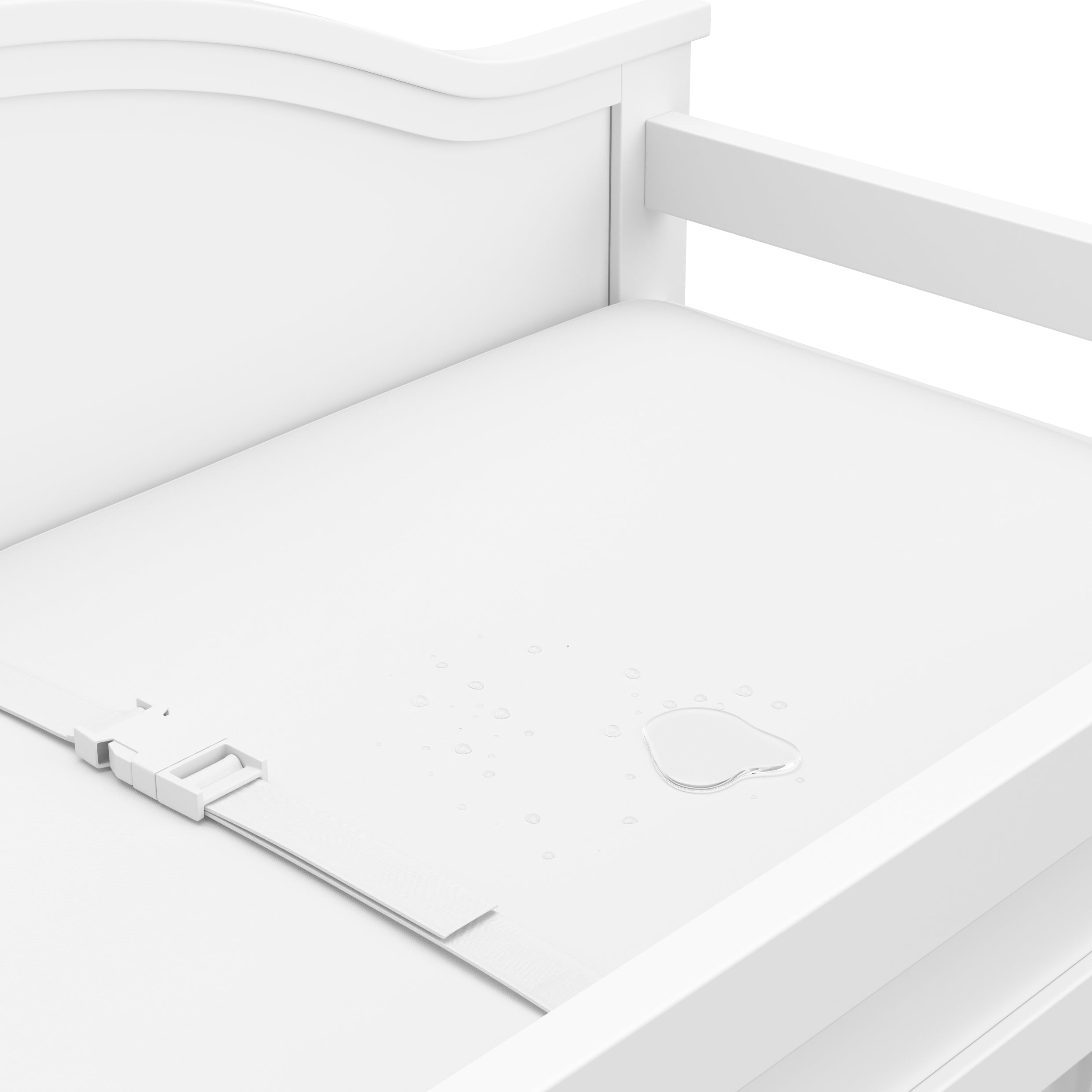 Graco® Story Changing Table with Bonus Water-Resistant Changing Pad.