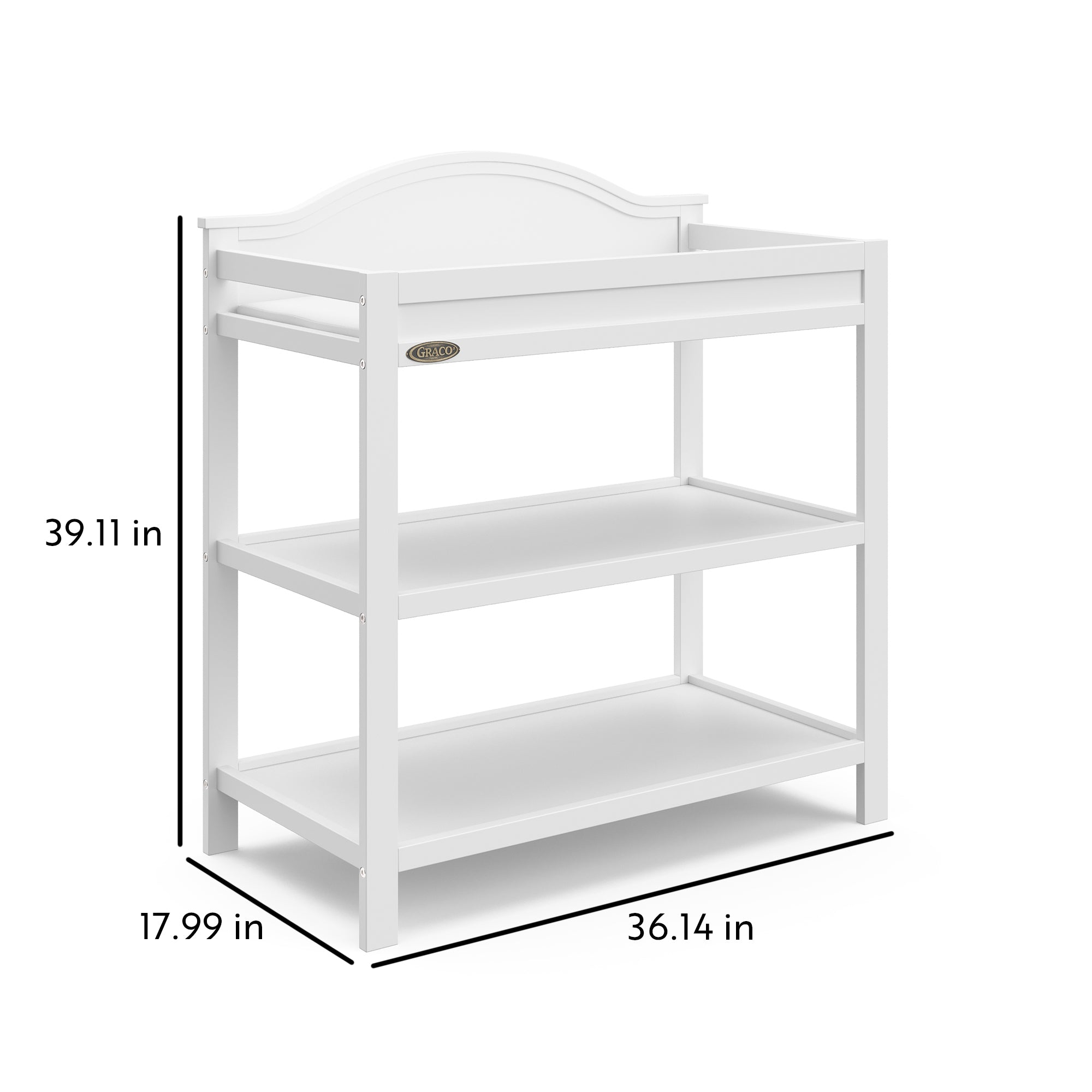 Graco® Story Changing Table with Bonus Water-Resistant Changing Pad.