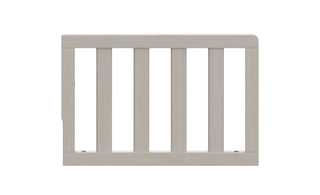 front view of brushed fog toddler safety guardrail