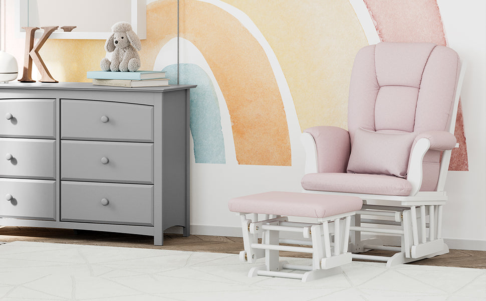 Storkcraft® Tuscany Premium Glider & Ottoman.
