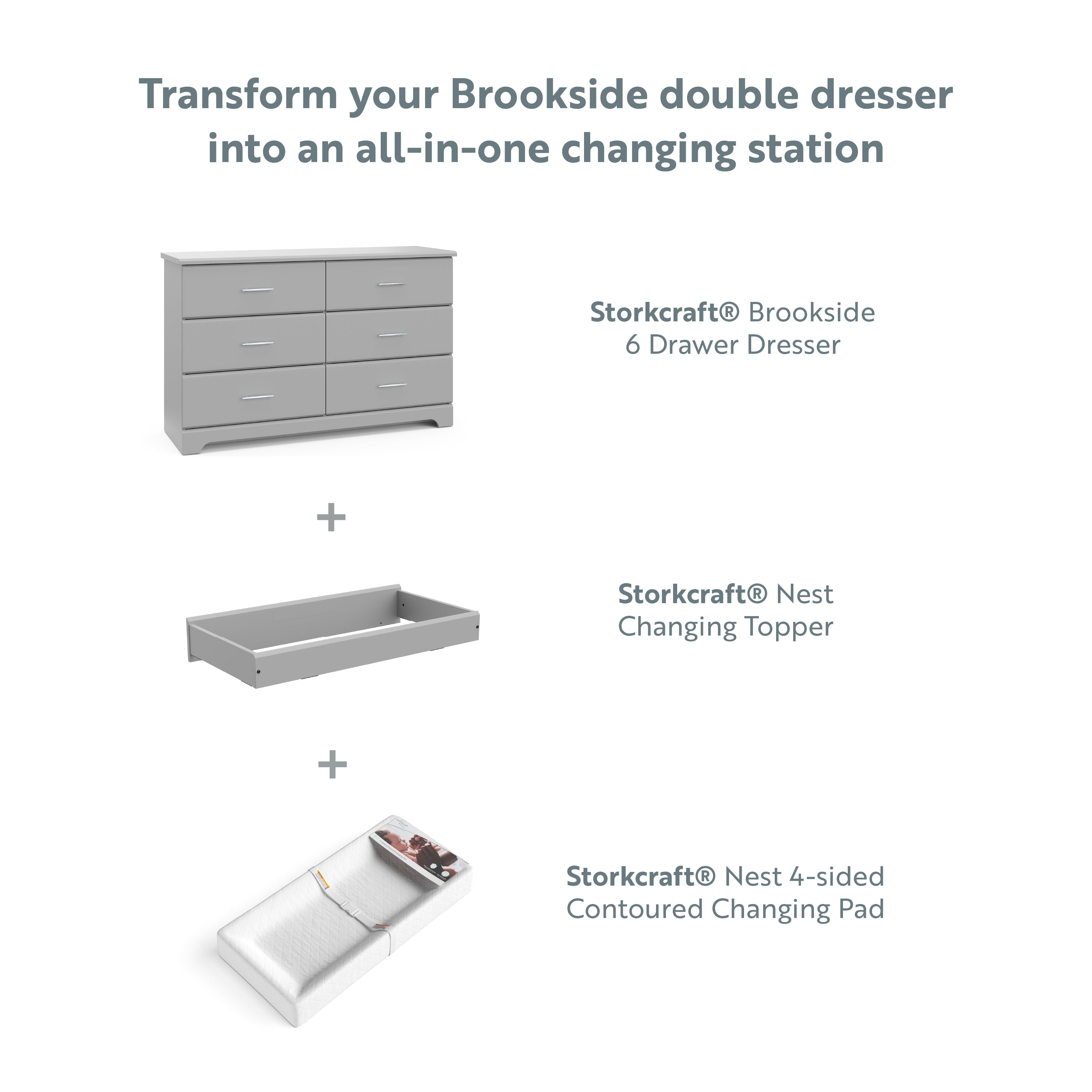 Storkcraft® Brookside 6 Drawer Dresser.