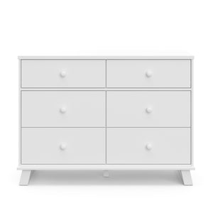 white 6 drawer dresser