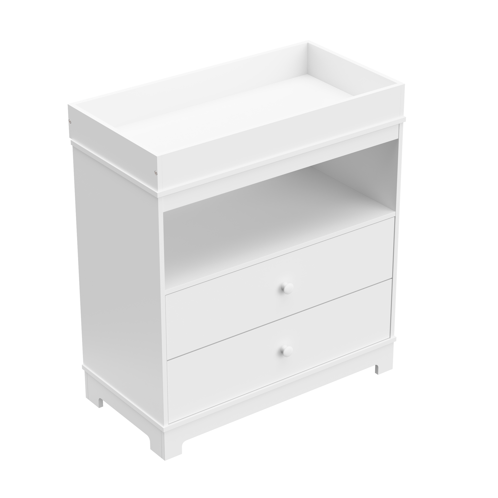 white chest with changing topper