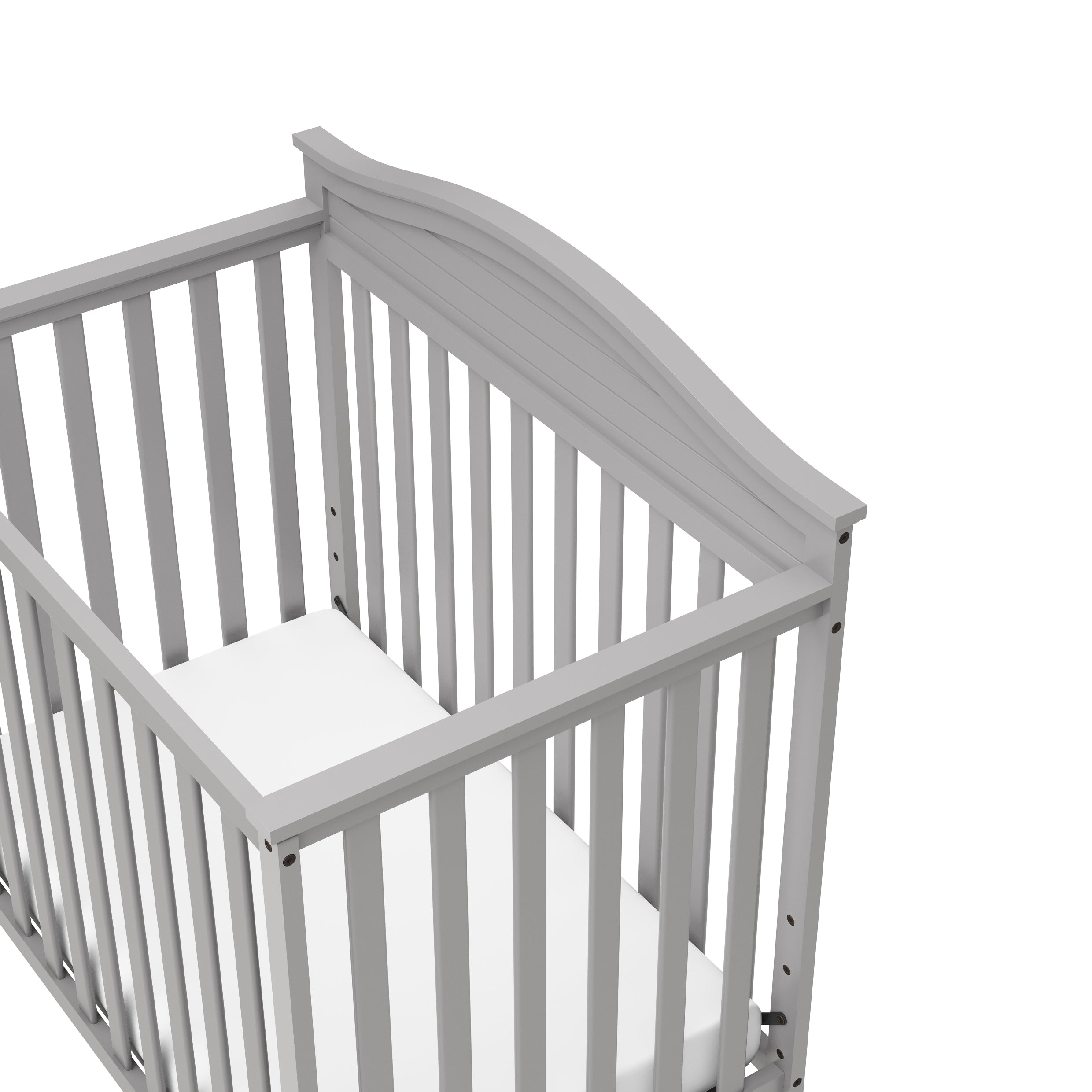 Graco® Stella 4-in-1 Convertible Mini Crib with Bonus Water-Resistant Mattress.