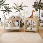 Graco® Teddi® 4-in-1 Convertible Mini Crib with Bonus Water-Resistant Mattress.
