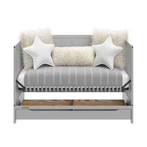 Crib with pull out bed sale
