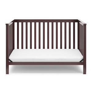 espresso crib in toddler bed conversion 