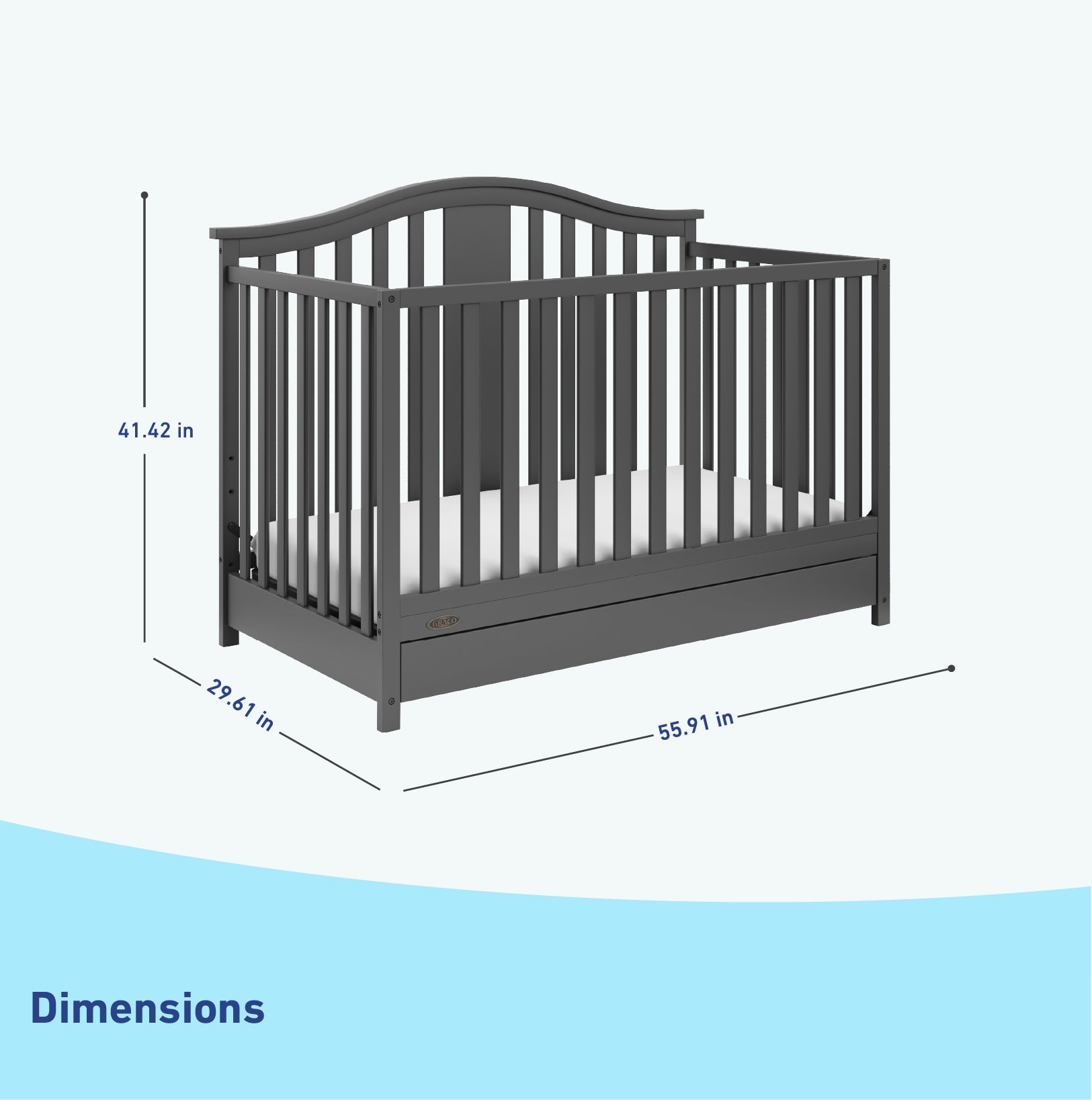 Top graco solano convertible crib instructions Best Sale Graco Solano 4 in  1 Convertible Crib with Drawer | swabhimanidairy.com