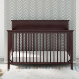 espresso crib in nursery