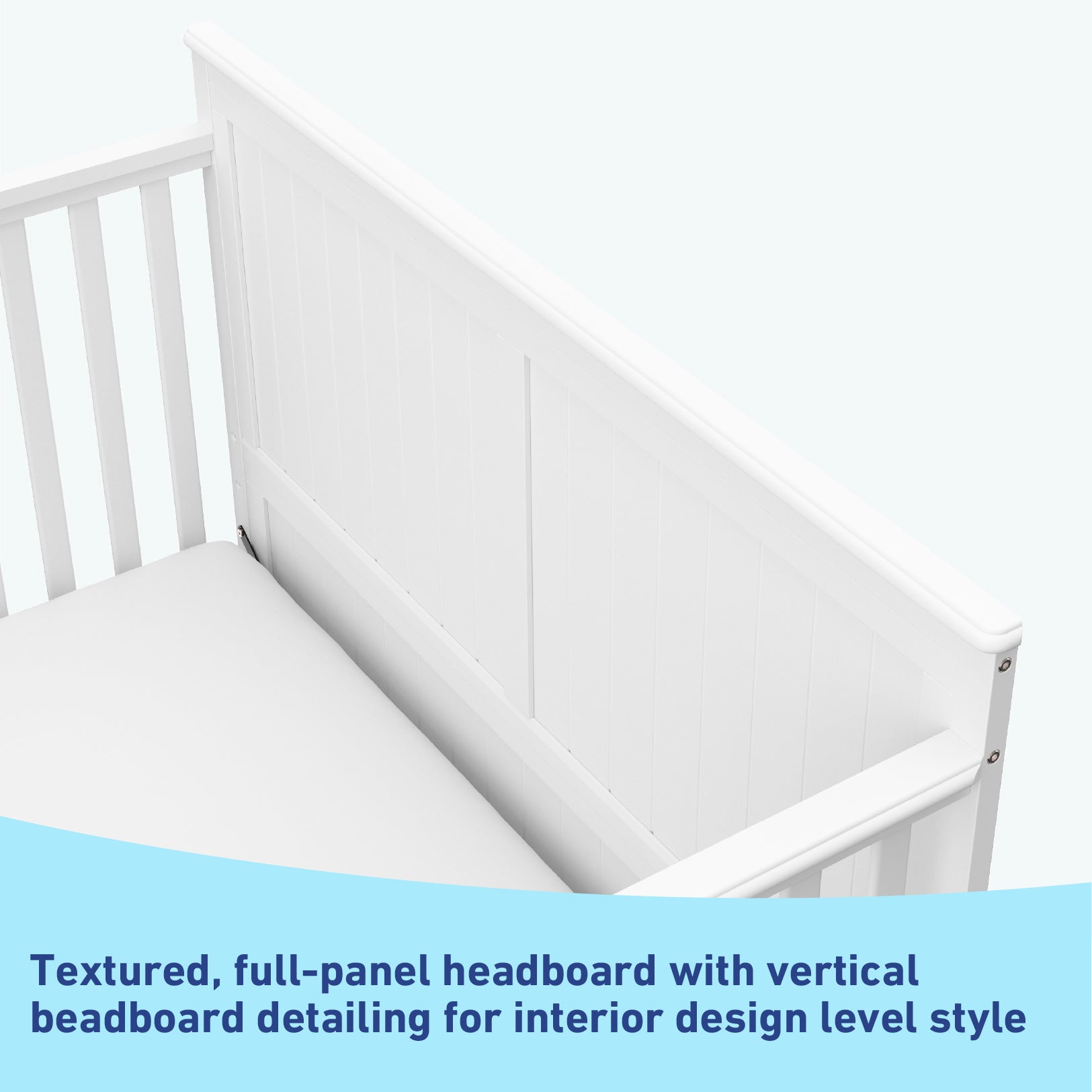 Graco® Hadley 5-in-1 Convertible Crib with Drawer.