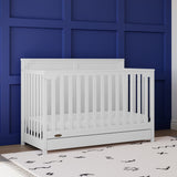 Graco® Hadley 5-in-1 Convertible Crib with Drawer.