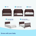 espresso crib with drawer graphic with conversions