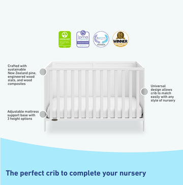 Graco® Theo 3-in-1 Convertible Crib