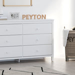 Storkcraft® Alpine 6 Drawer Dresser.