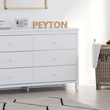 Storkcraft® Alpine 6 Drawer Dresser.