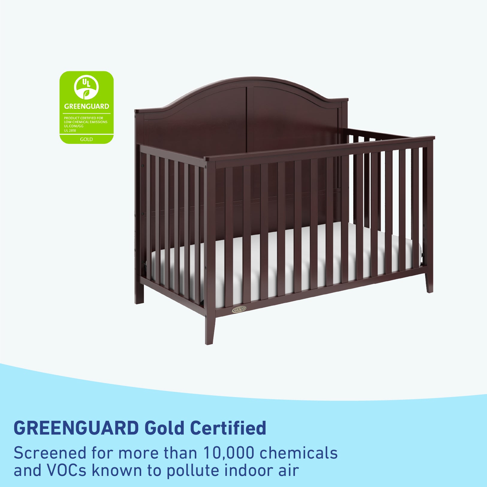 Graco® Wilfred 5-in-1 Convertible Crib.