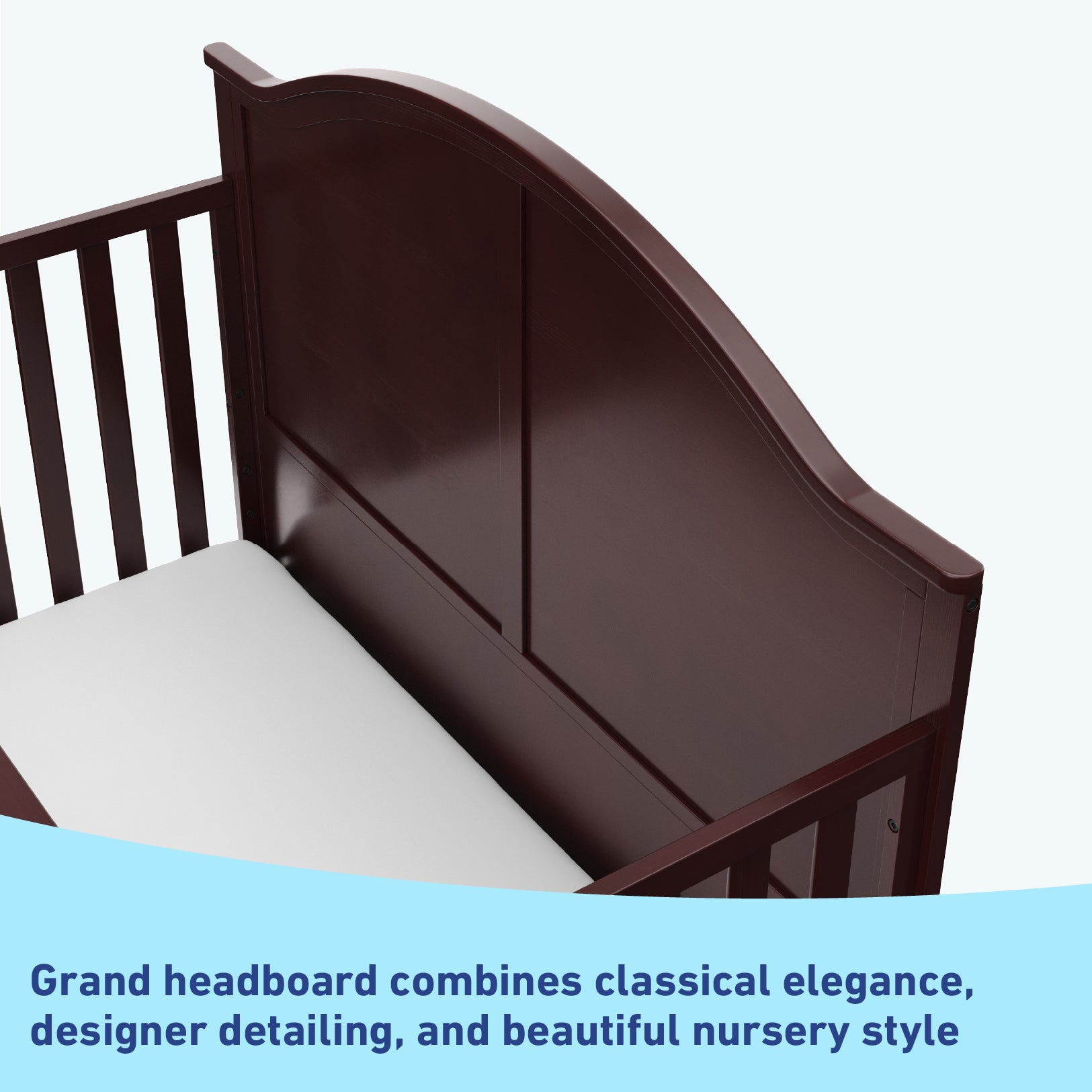 Graco® Wilfred 5-in-1 Convertible Crib.