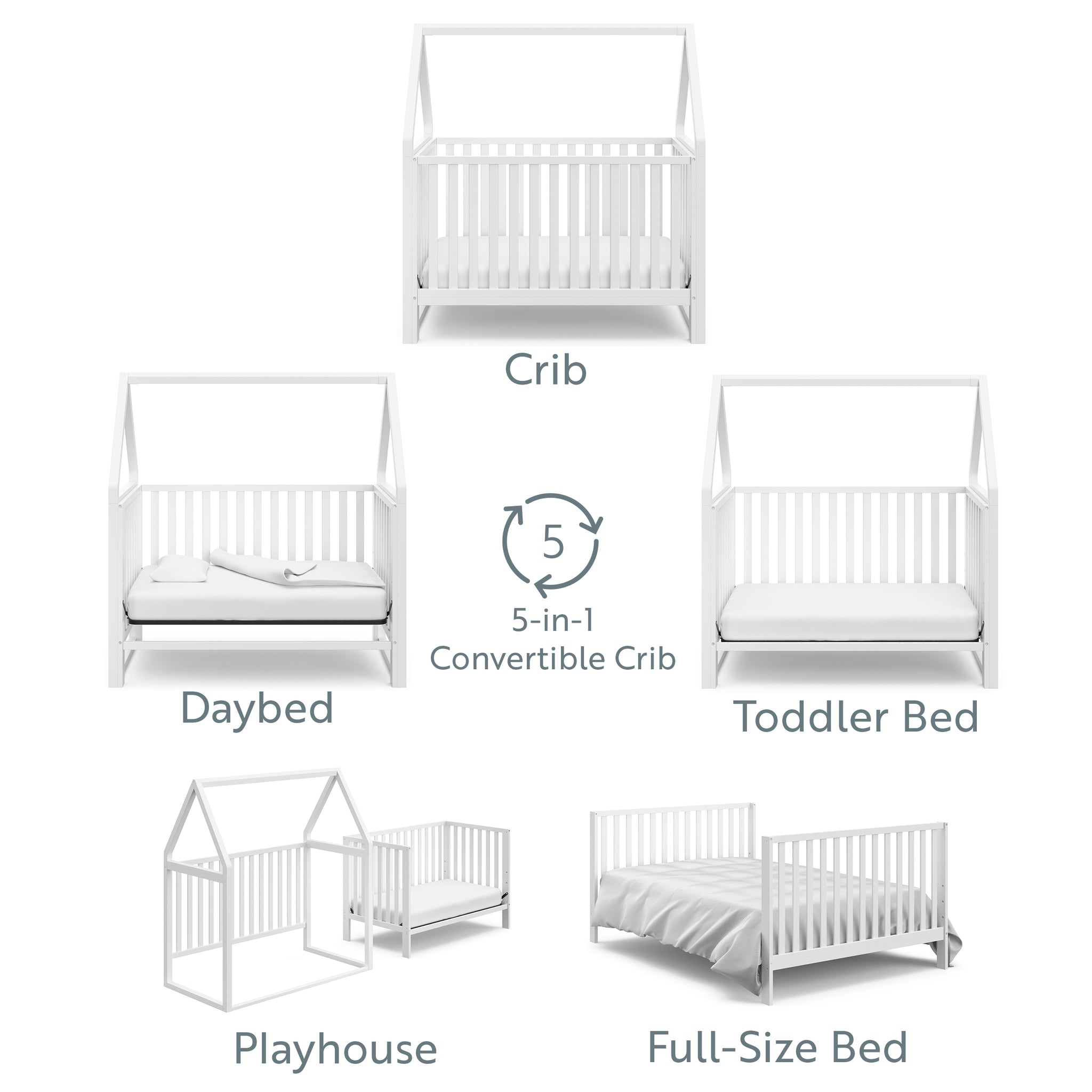 White crib conversions graphic 