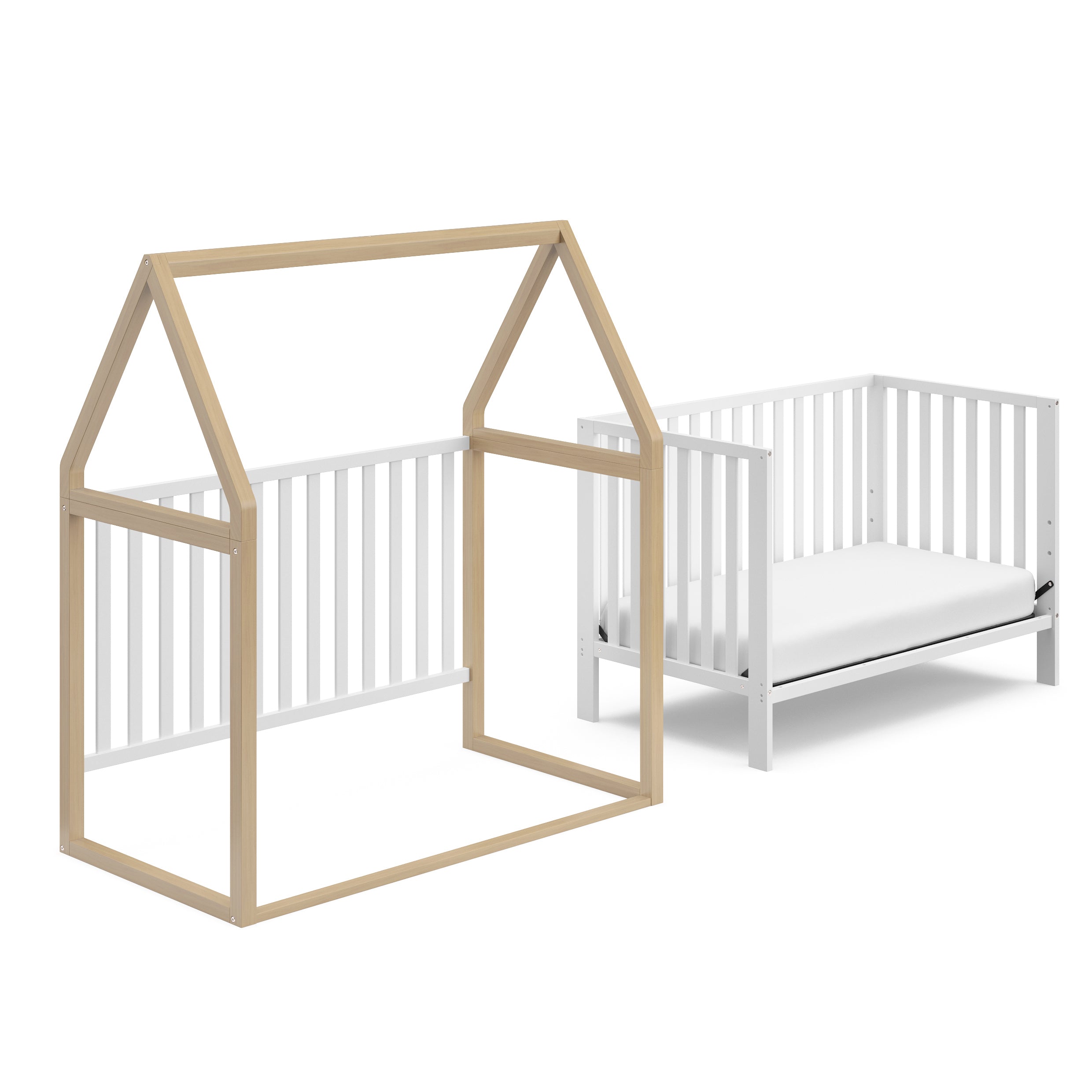Storkcraft® Orchard 6-in-1 Convertible Canopy Crib.