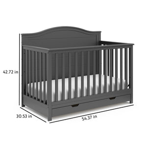 Storkcraft® Moss 5-in-1 Convertible Crib with Drawer - Storkcraft