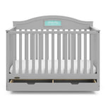 Graco® Story Customizable 5-in-1 Convertible Crib with Drawer.