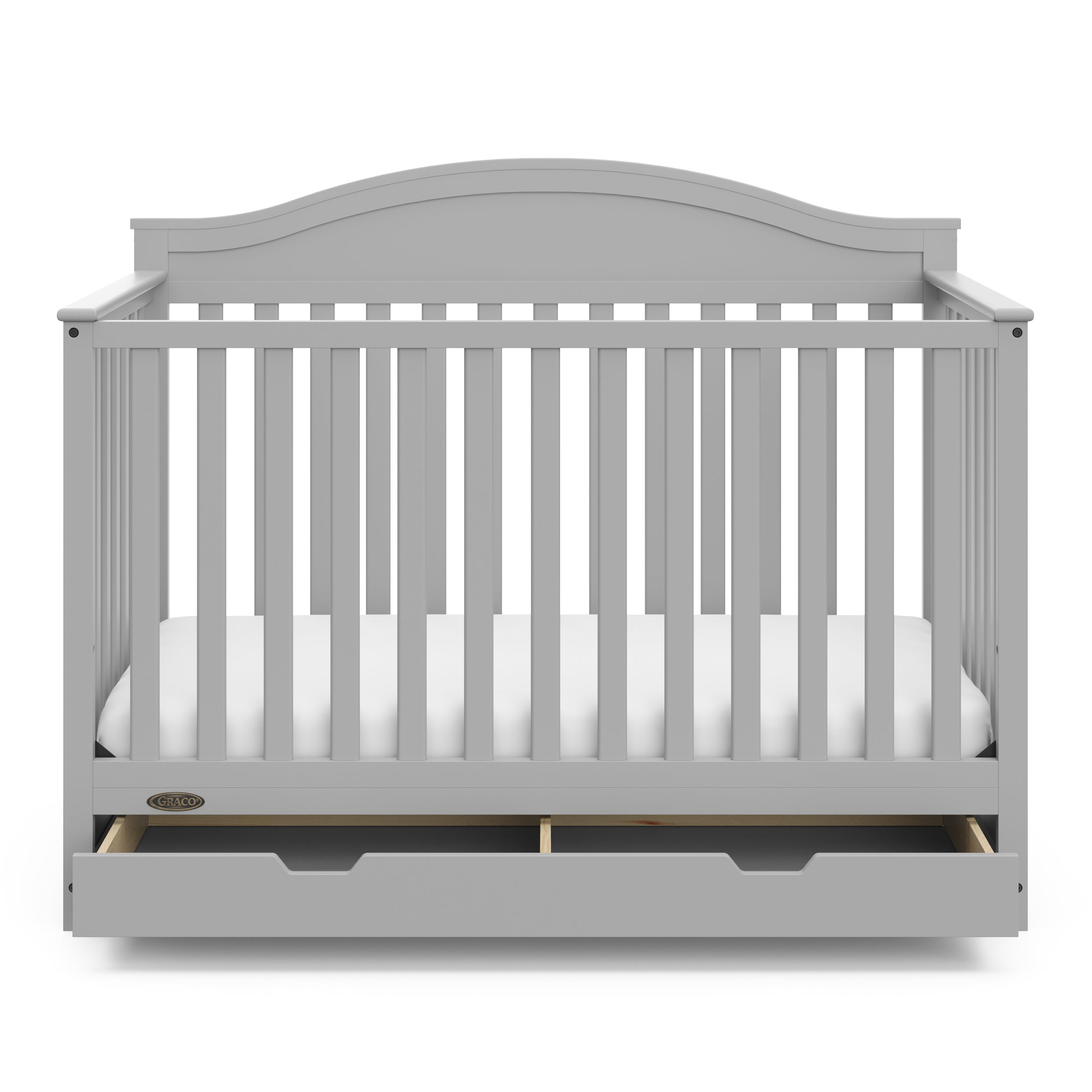 Graco® Story Customizable 5-in-1 Convertible Crib with Drawer.