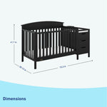 Graco® Benton 4-in-1 Convertible Crib and Changer.