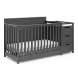 Graco® Hadley 5-in-1 Convertible Crib & Changer with Drawer.