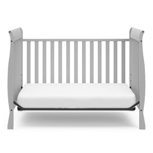 pebble gray in toddler bed conversion