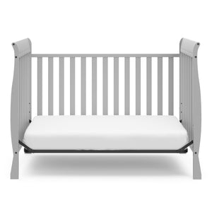 pebble gray in toddler bed conversion
