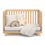 natural crib in daybed conversion