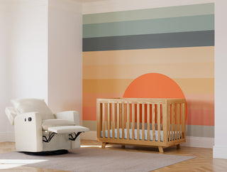 ivory glider in nursery