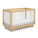 Natural with white crib