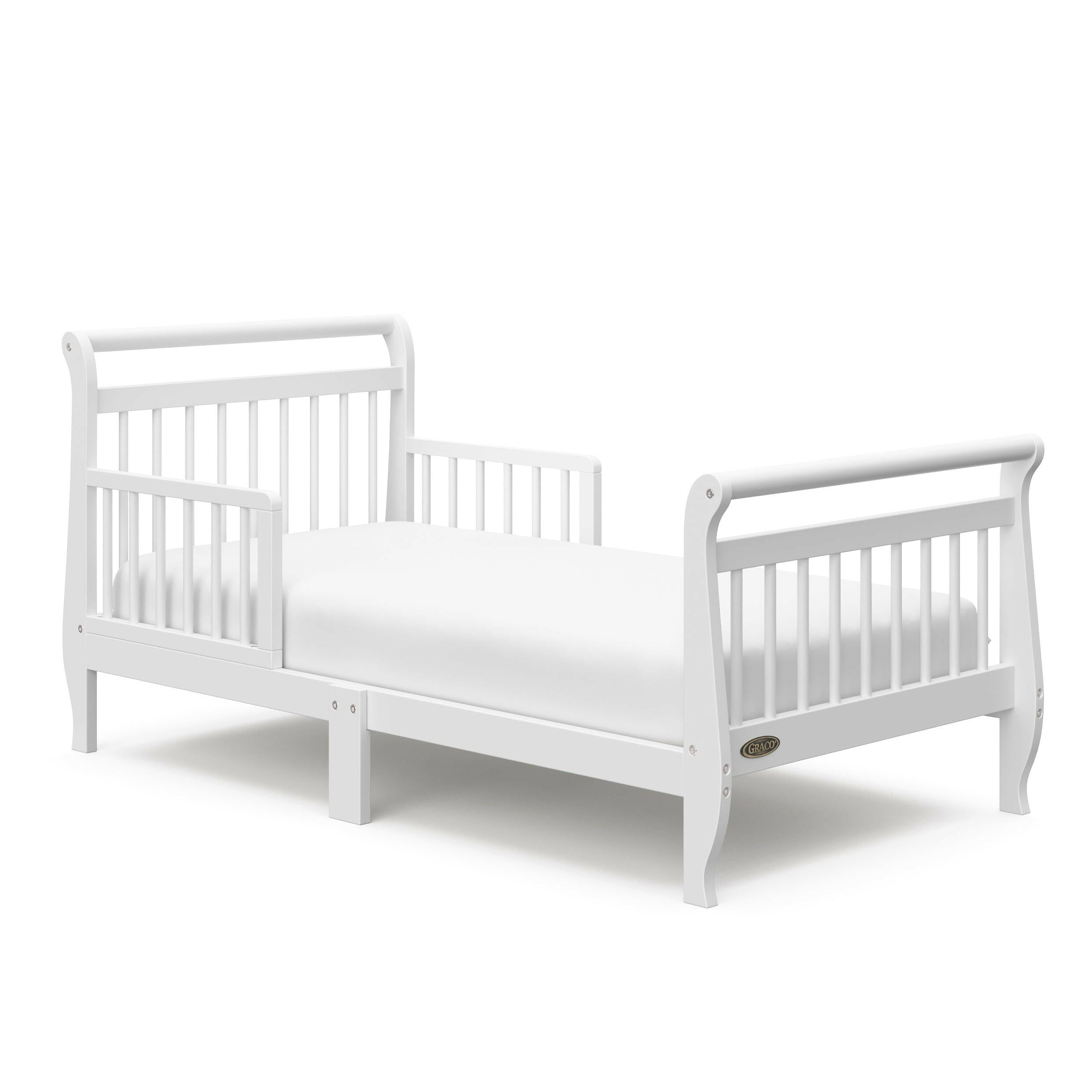 Graco® Classic Sleigh Toddler Bed with Guardrails.