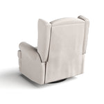 Storkcraft® Serenity Wingback Upholstered Recliner Glider.