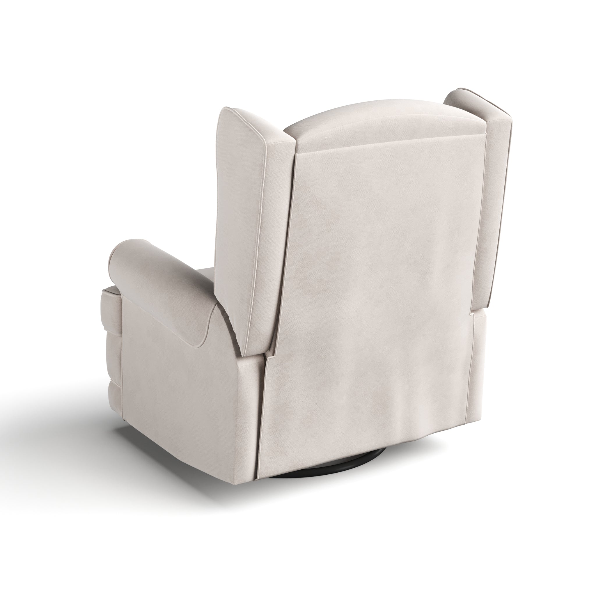 ivory reclining glider back view 
